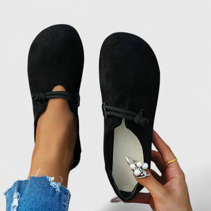 Comfortable orthopedic loafers for women, second colorway shown side on