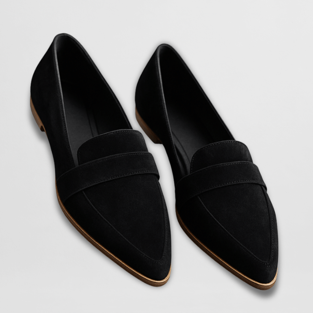 Comfortable loafers for women, alternate colorway shown side on