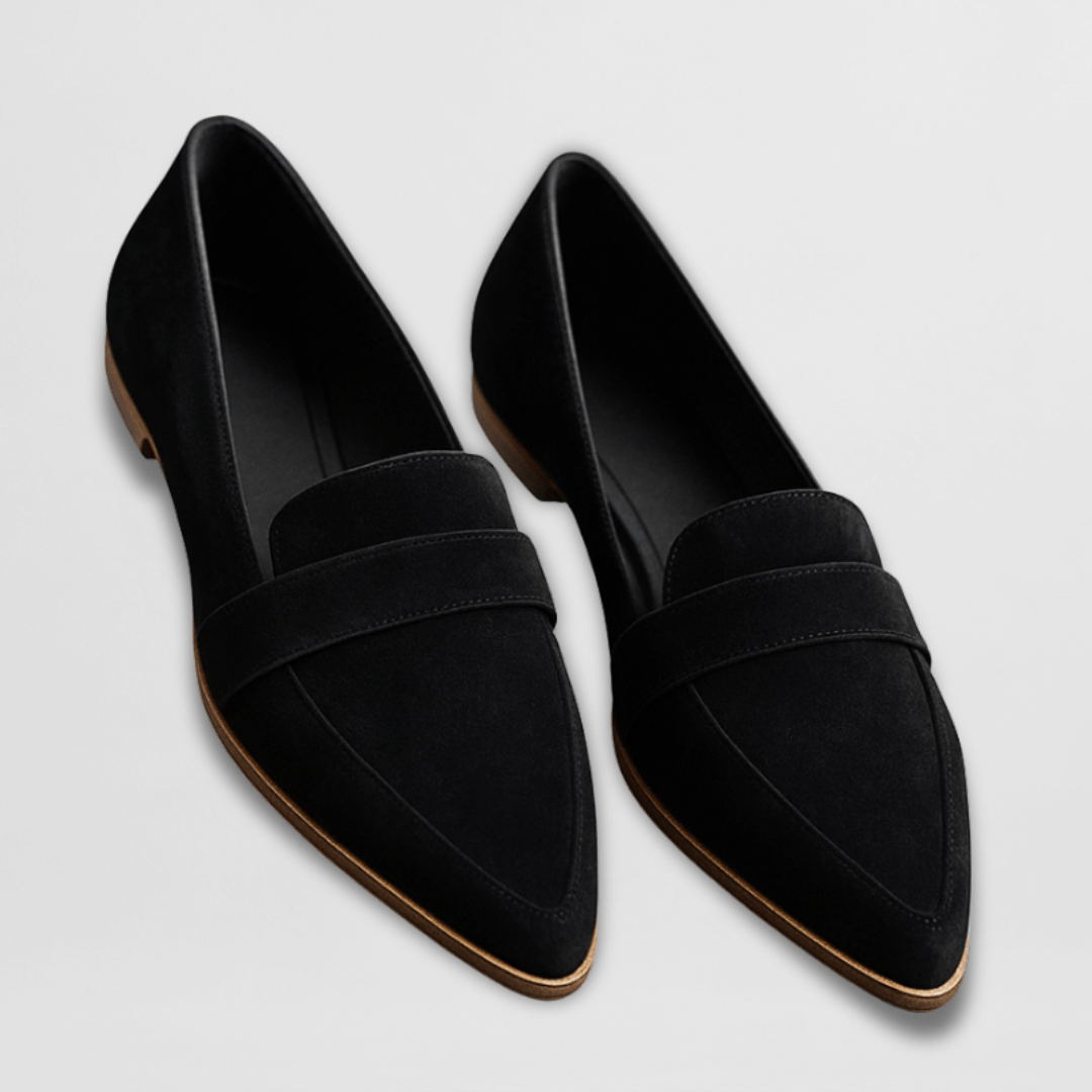 Comfortable loafers for women, alternate colorway shown side on