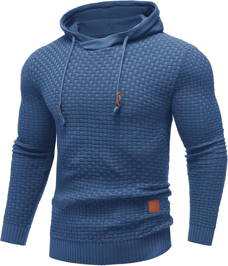 Men's tactical hoodie in khaki, full-length view