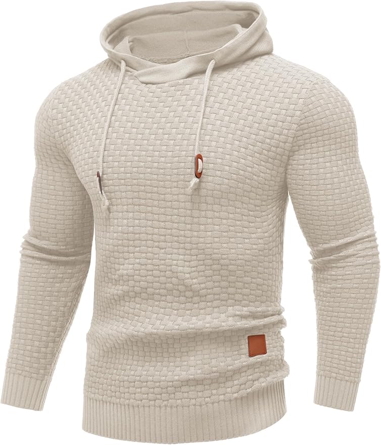 Close-up of the adjustable drawstring hood on the tactical hoodie