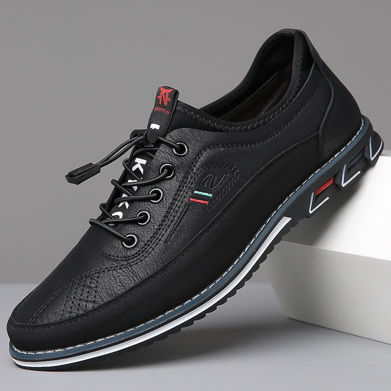 Mens dress shoes with arch support shown in five colours