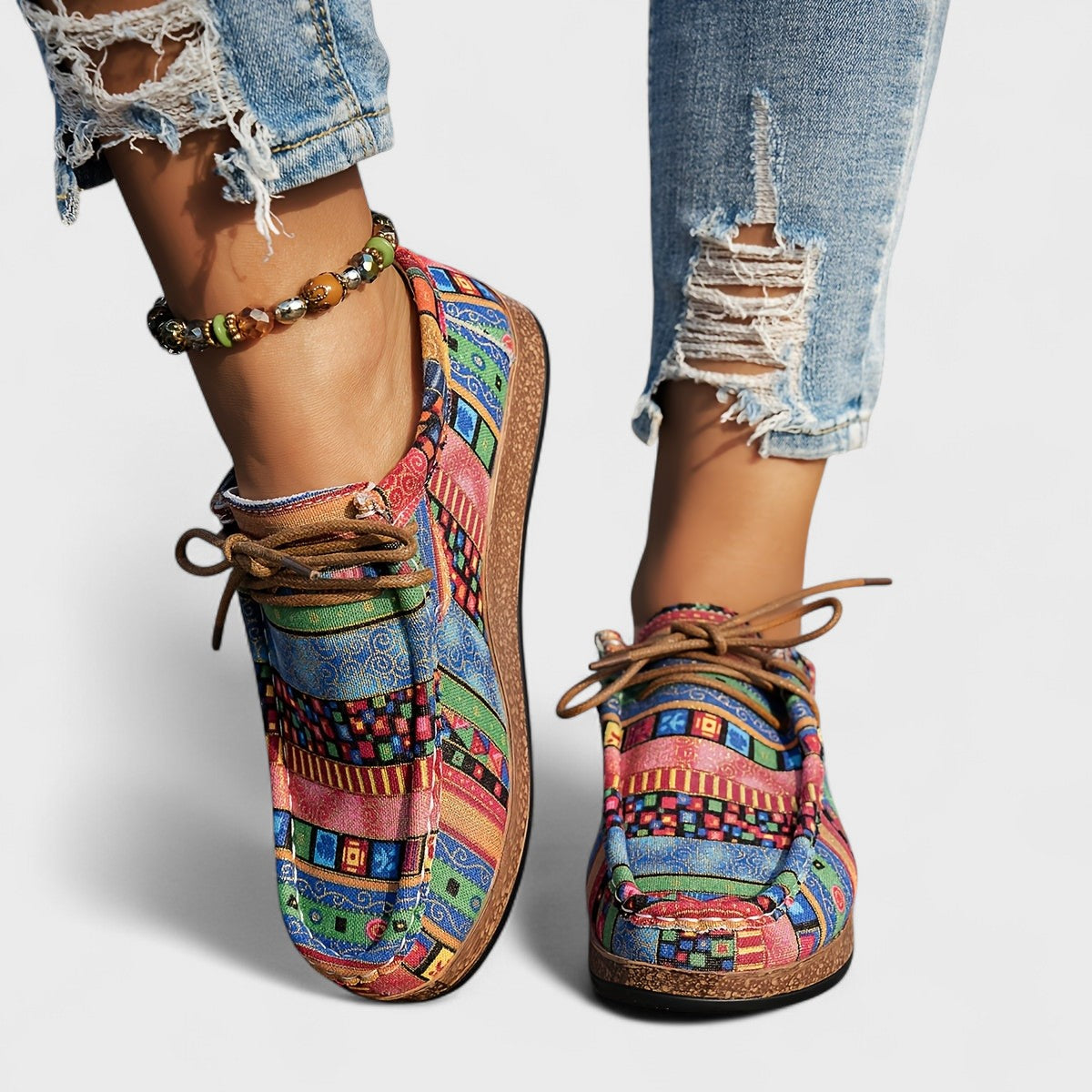 Multicolor version of the lightweight orthopedic slip on shoe